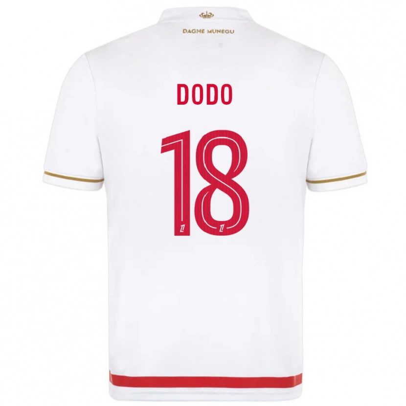 Danxen Kid Yannick Dodo #18 Red  White Home Jersey 2025/26 T-Shirt