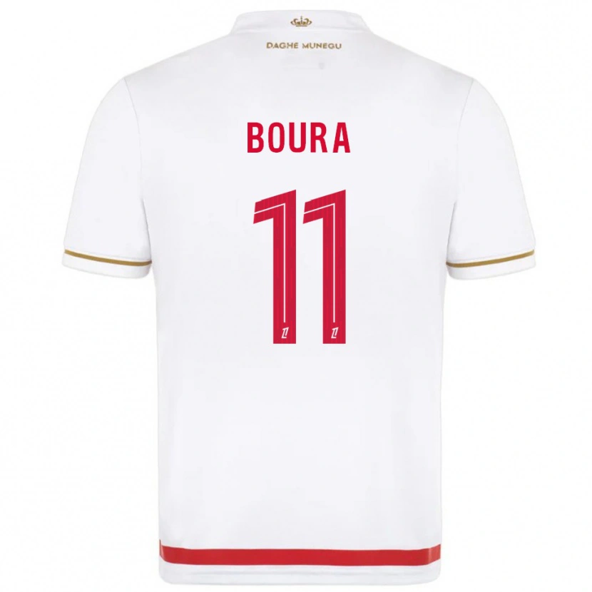 Danxen Kid Amal Boura #11 Red  White Home Jersey 2025/26 T-Shirt