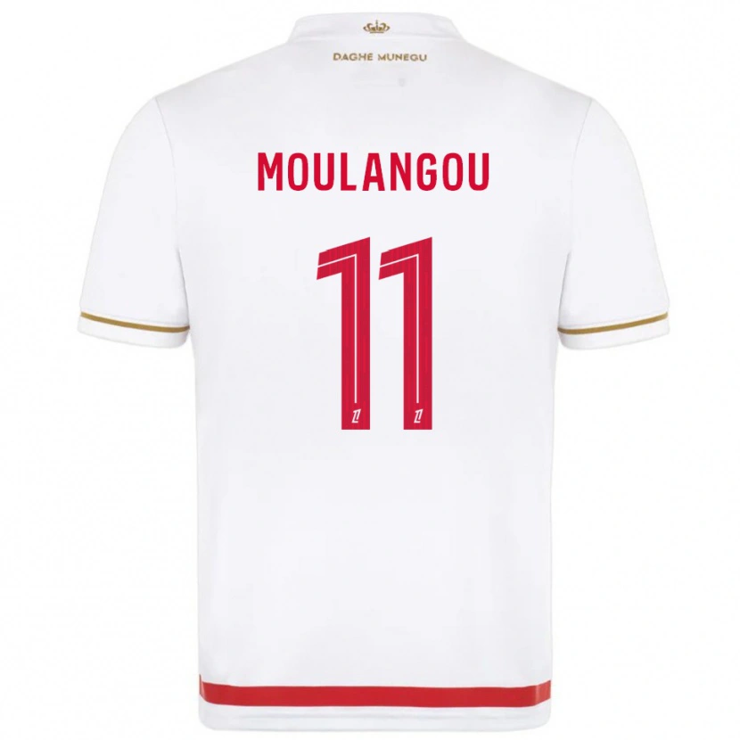 Danxen Kid Kenan Moulangou #11 Red  White Home Jersey 2025/26 T-Shirt