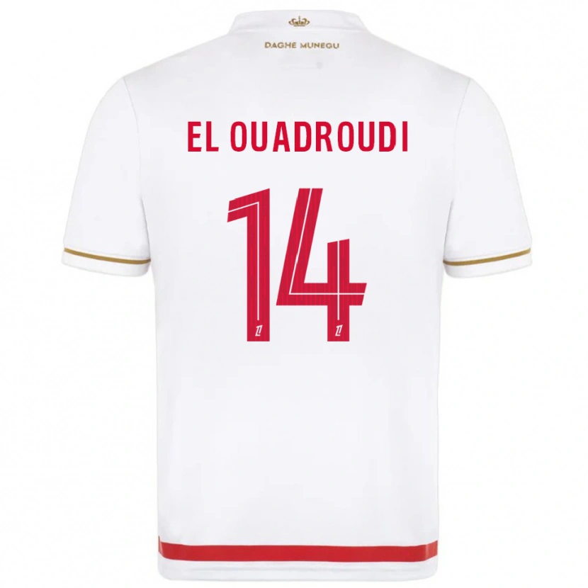 Danxen Kid Imrane El Ouaroudi #14 Red  White Home Jersey 2025/26 T-Shirt