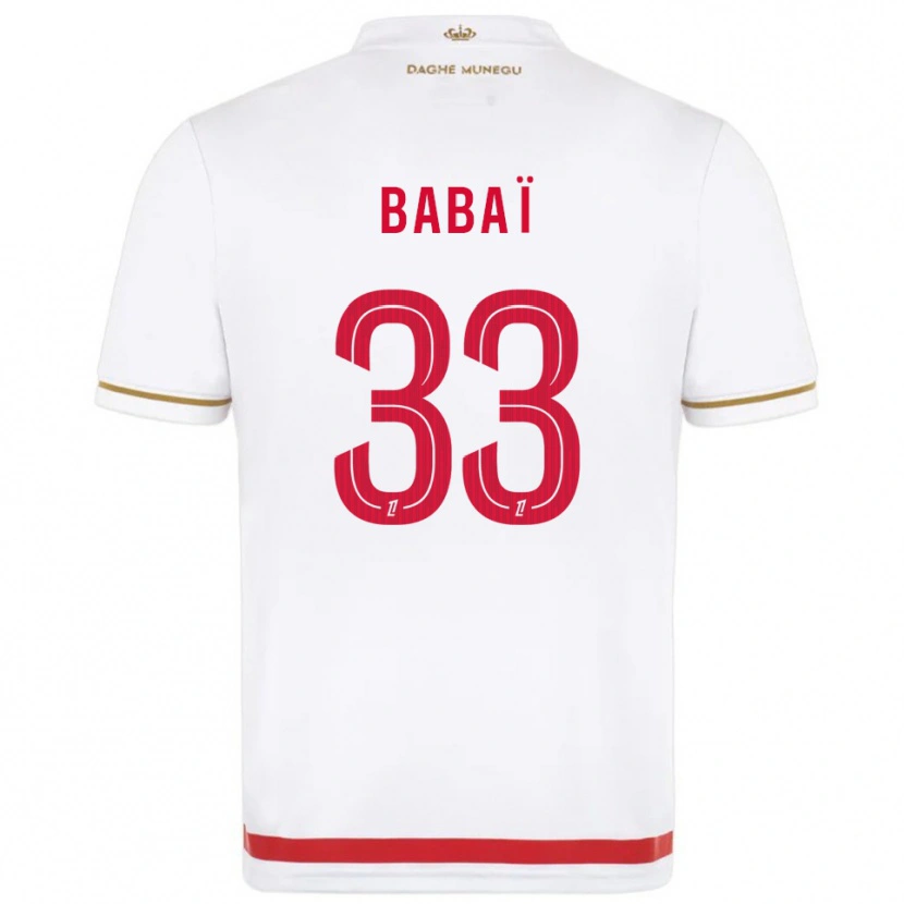 Danxen Kid Nazim Babaï #33 Red  White Home Jersey 2025/26 T-Shirt