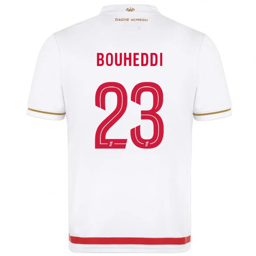 Danxen Kid Akim Bouheddi #23 Red  White Home Jersey 2025/26 T-Shirt