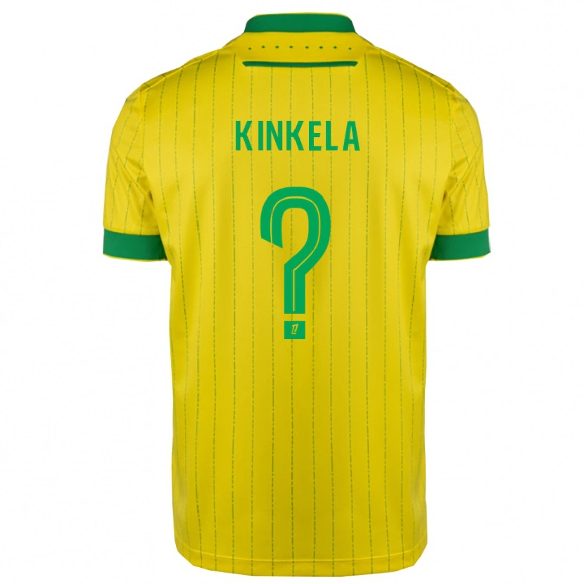 Danxen Kid Anthony Kinkela #0 Yellow Green Home Jersey 2025/26 T-Shirt