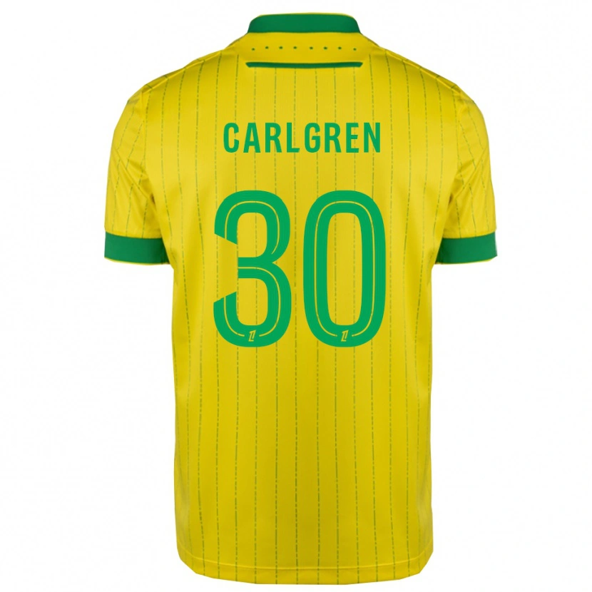 Danxen Kid Patrik Carlgren #30 Yellow Green Home Jersey 2025/26 T-Shirt
