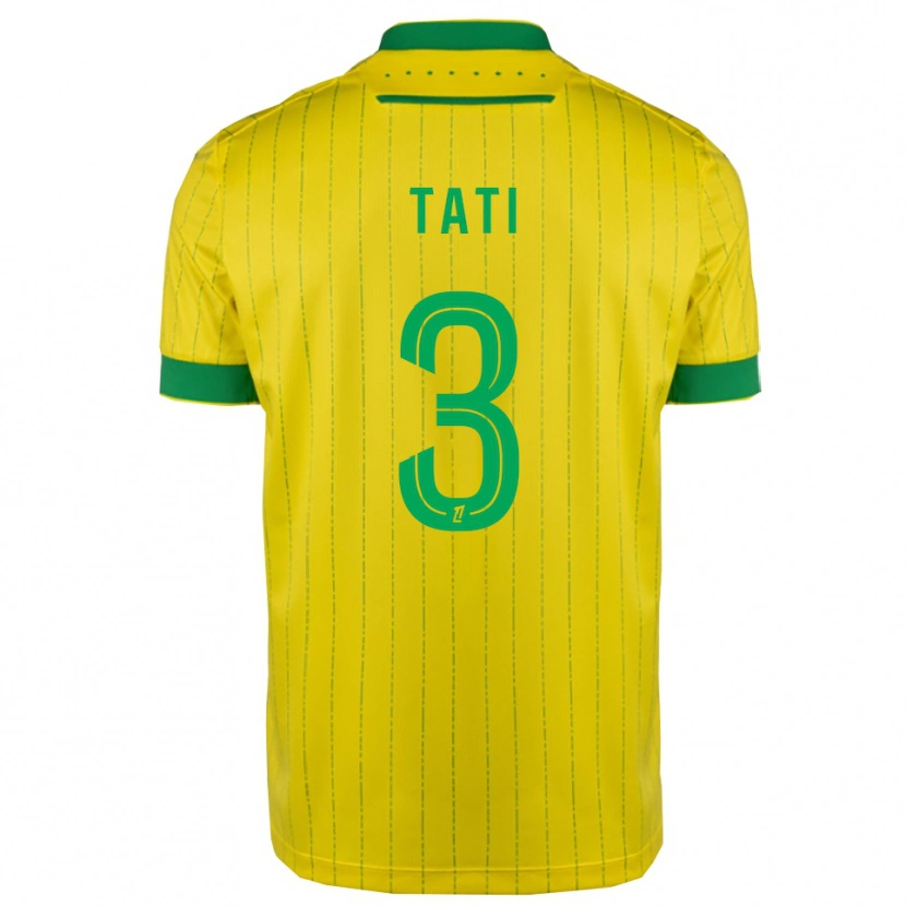 Danxen Kid Tylel Tati #3 Yellow Green Home Jersey 2025/26 T-Shirt