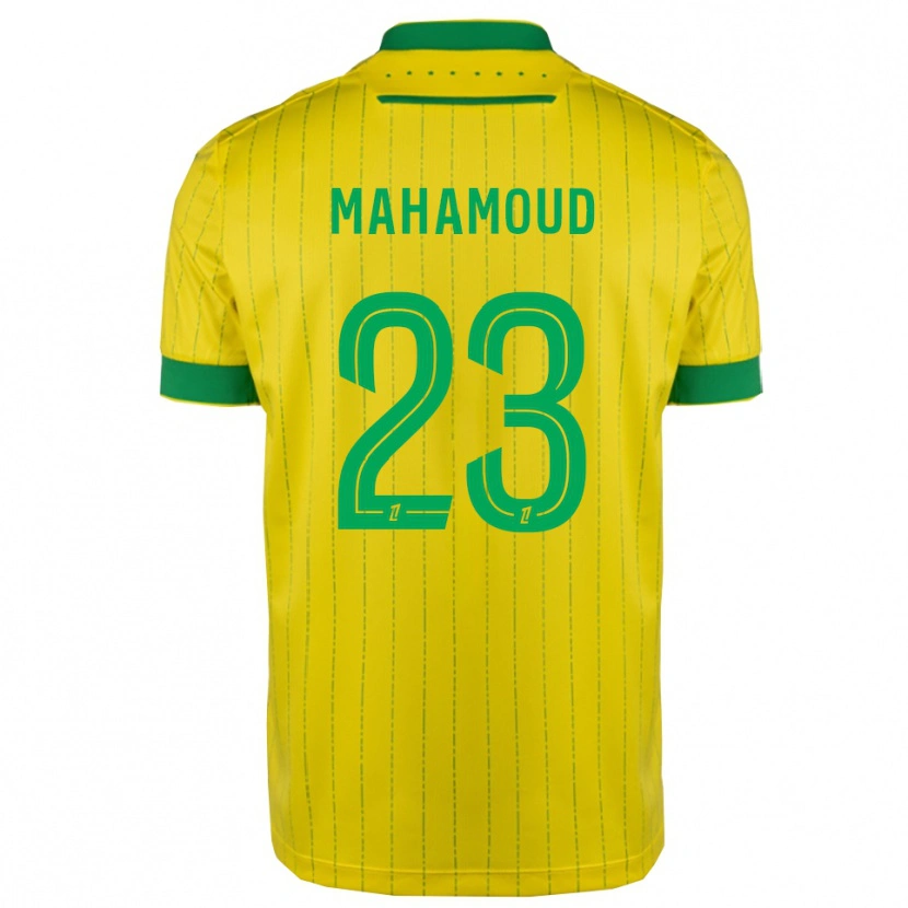 Danxen Kid Adel Mahamoud #23 Yellow Green Home Jersey 2025/26 T-Shirt