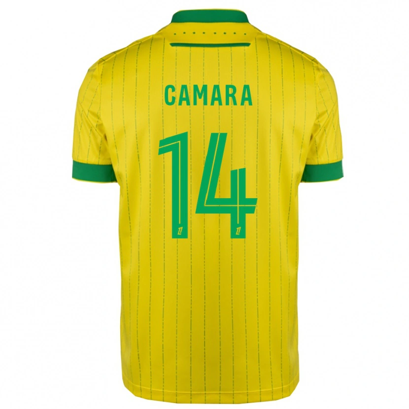 Danxen Kid Klaus Camara #14 Yellow Green Home Jersey 2025/26 T-Shirt