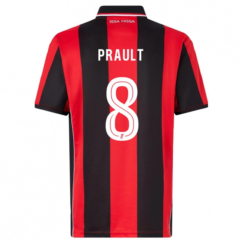 Danxen Kid Jade Prault #8 Red Black Home Jersey 2025/26 T-Shirt