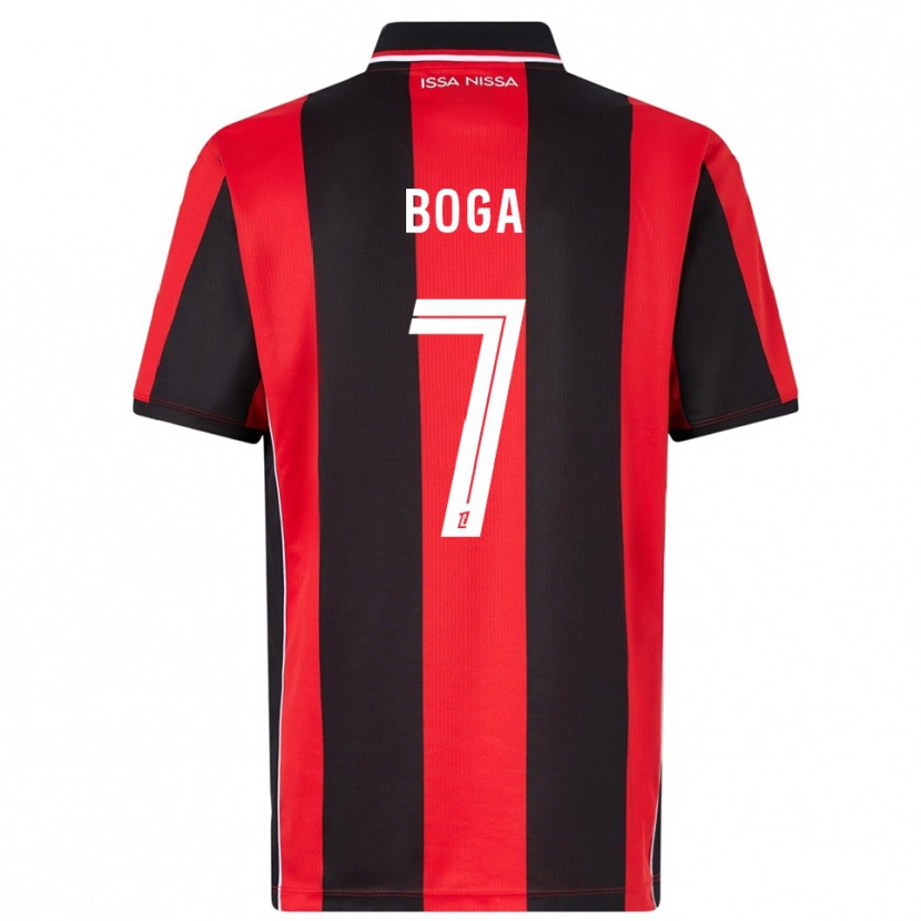 Danxen Kid Jérémie Boga #7 Red Black Home Jersey 2025/26 T-Shirt