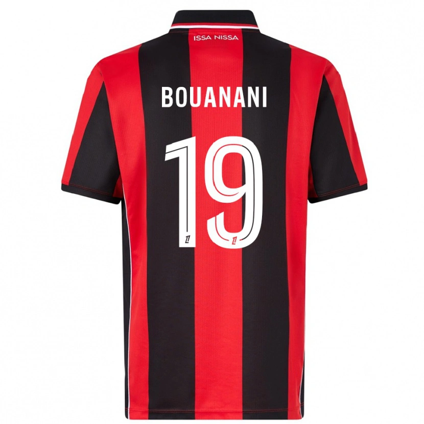 Danxen Kid Badredine Bouanani #19 Red Black Home Jersey 2025/26 T-Shirt