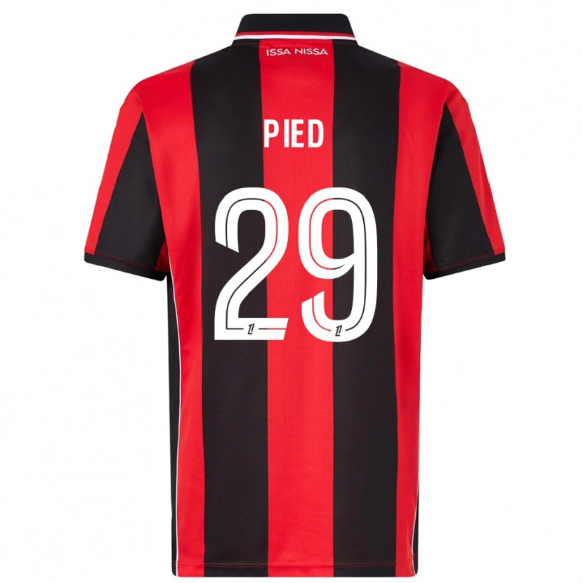 Danxen Kid Jérémy Pied #29 Red Black Home Jersey 2025/26 T-Shirt