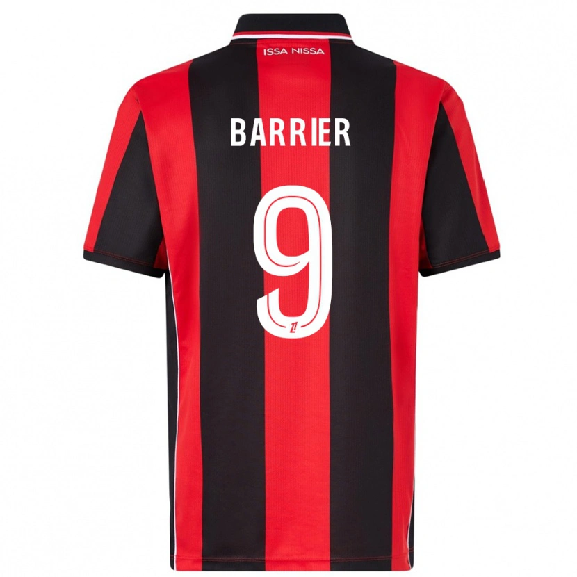 Danxen Kid Inès Barrier #9 Red Black Home Jersey 2025/26 T-Shirt