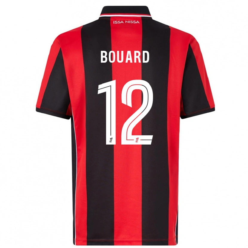 Danxen Kid Enguerrand Bouard #12 Red Black Home Jersey 2025/26 T-Shirt