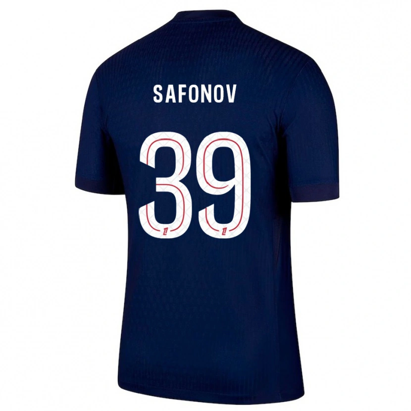 Danxen Kid Matvey Safonov #39 Navy Red Home Jersey 2025/26 T-Shirt