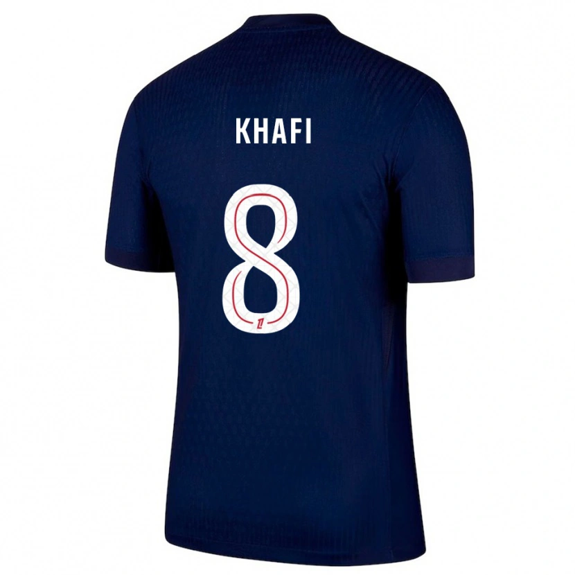 Danxen Kid Yanis Khafi #8 Navy Red Home Jersey 2025/26 T-Shirt