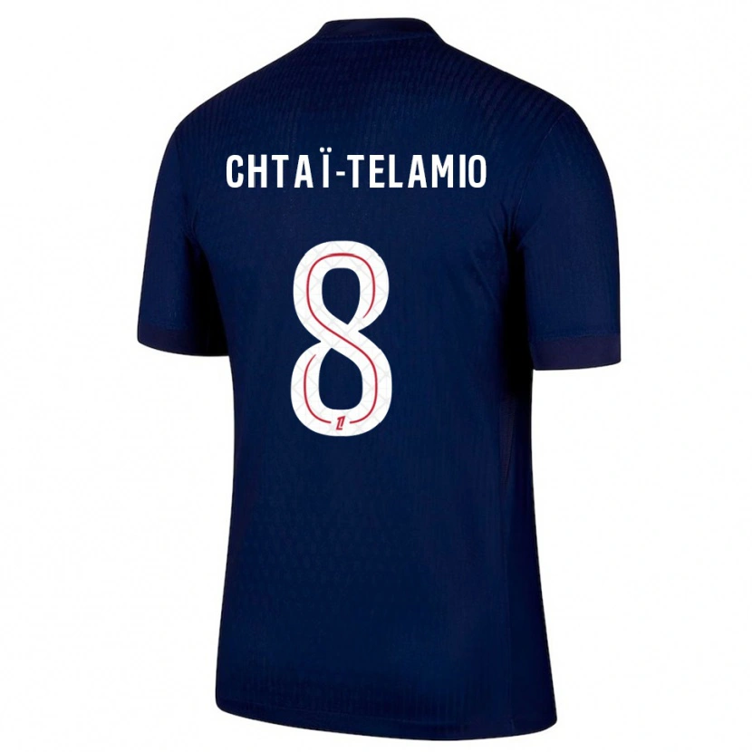 Danxen Kid Zayon Chtaï-Telamio #8 Navy Red Home Jersey 2025/26 T-Shirt