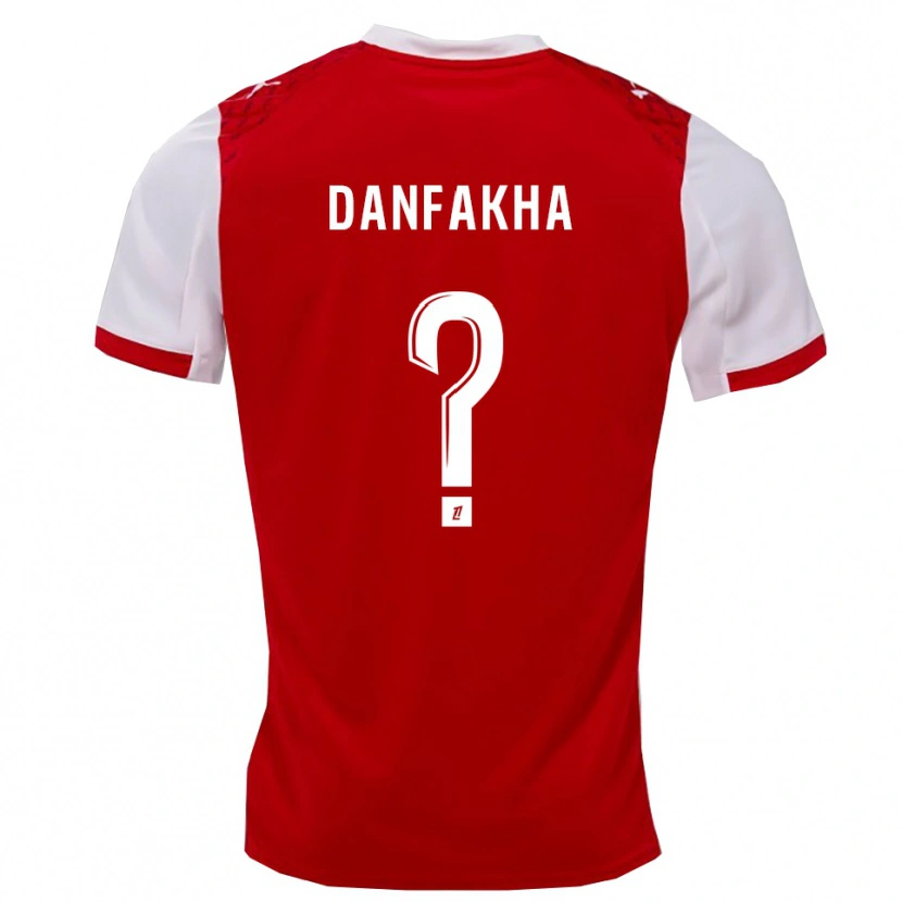 Danxen Kid Dialla Danfakha #0 Red White Home Jersey 2025/26 T-Shirt