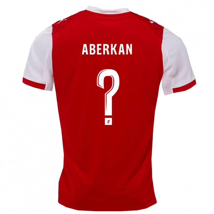 Danxen Kid Yassine Aberkan #0 Red White Home Jersey 2025/26 T-Shirt