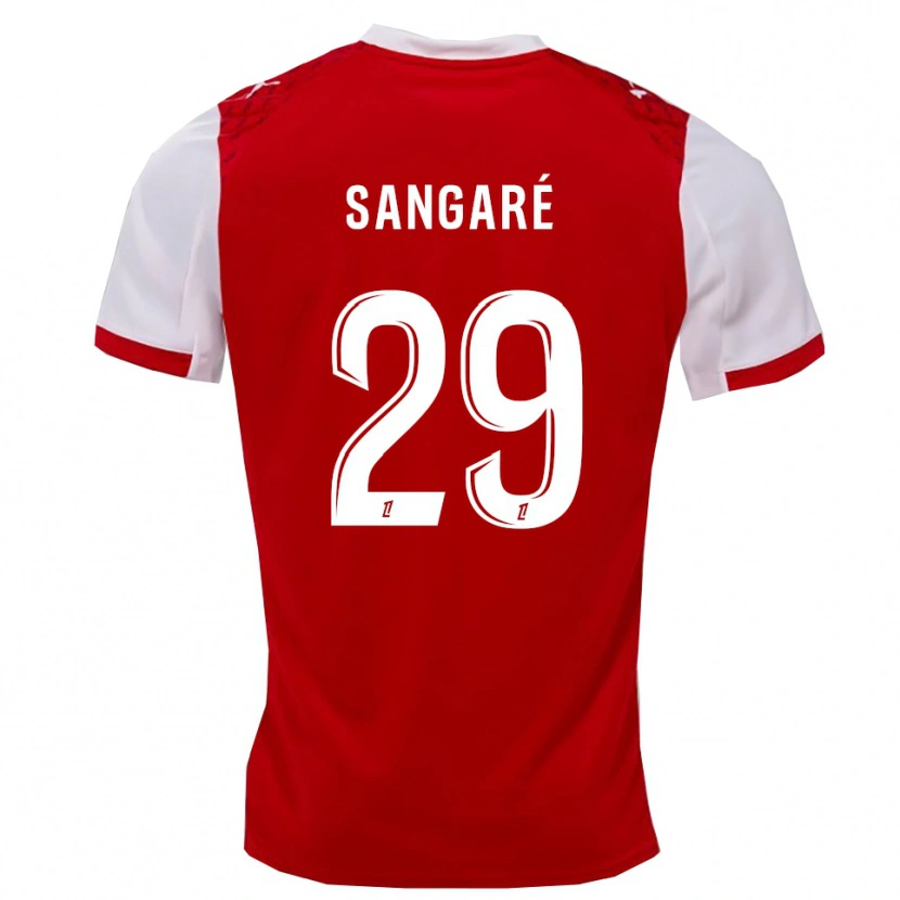 Danxen Kid Hawa Sangaré #29 Red White Home Jersey 2025/26 T-Shirt