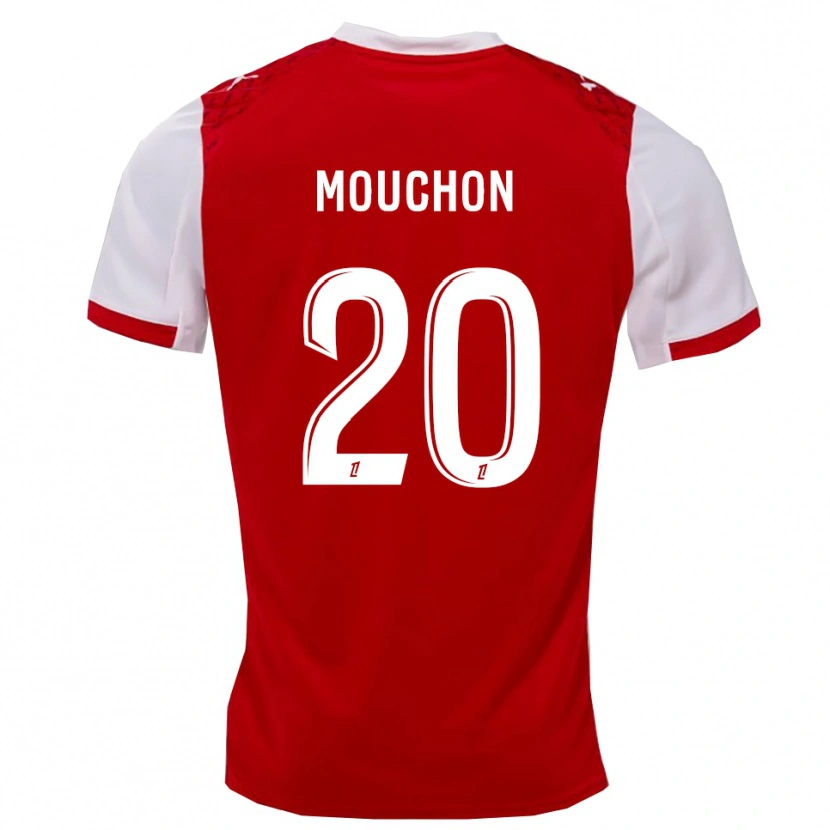 Danxen Kid Noemie Mouchon #20 Red White Home Jersey 2025/26 T-Shirt