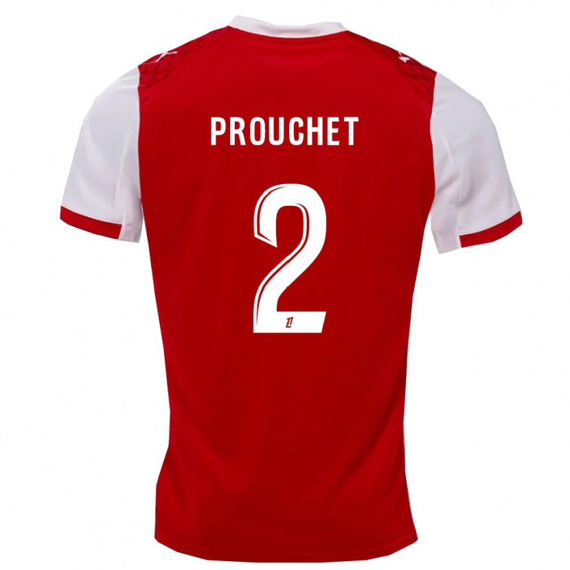 Danxen Kid Killian Prouchet #2 Red White Home Jersey 2025/26 T-Shirt
