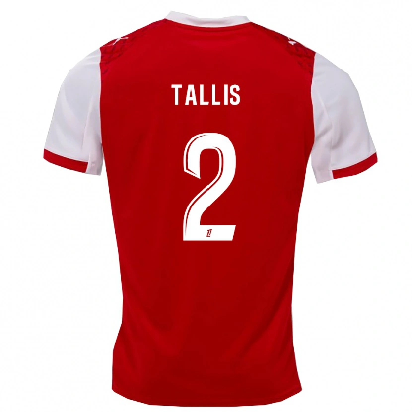 Danxen Kid Lohan Tallis #2 Red White Home Jersey 2025/26 T-Shirt