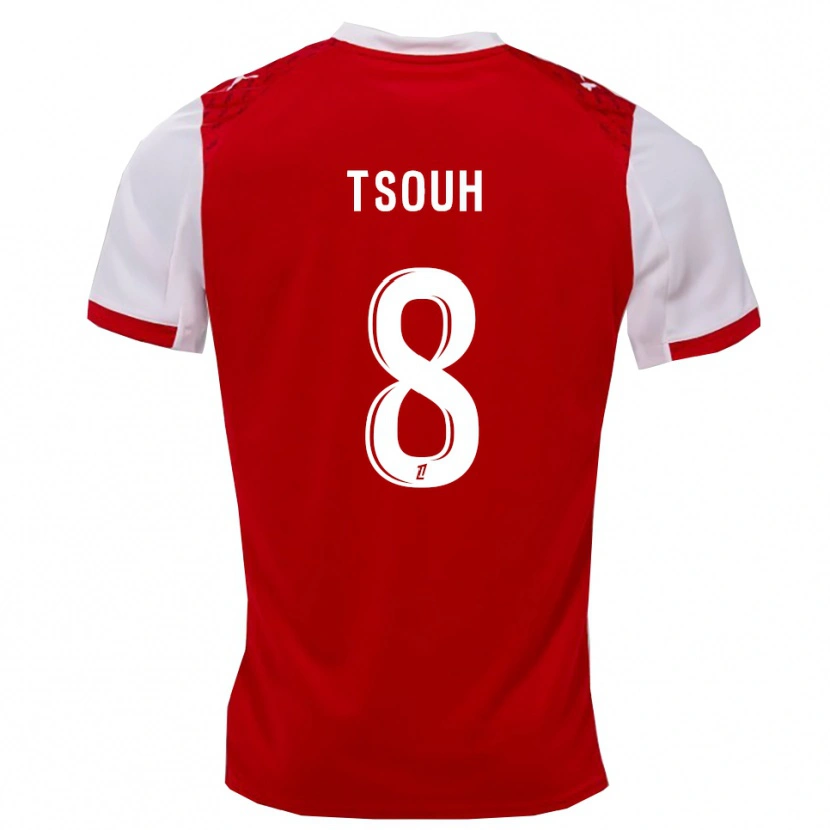 Danxen Kid Justin Tsouh #8 Red White Home Jersey 2025/26 T-Shirt