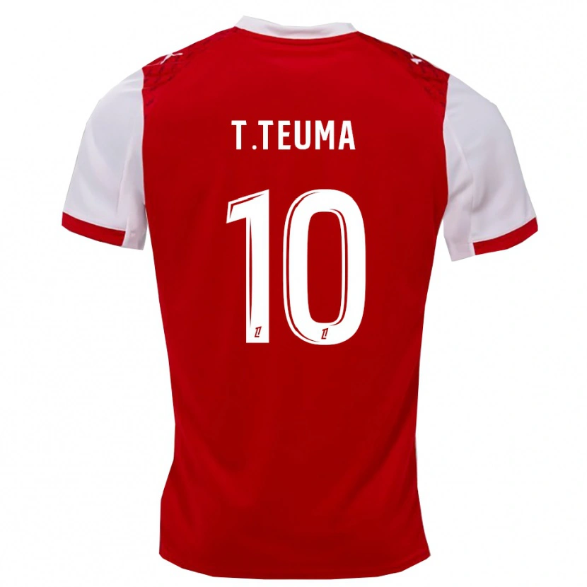 Danxen Kid Teddy Teuma #10 Red White Home Jersey 2025/26 T-Shirt