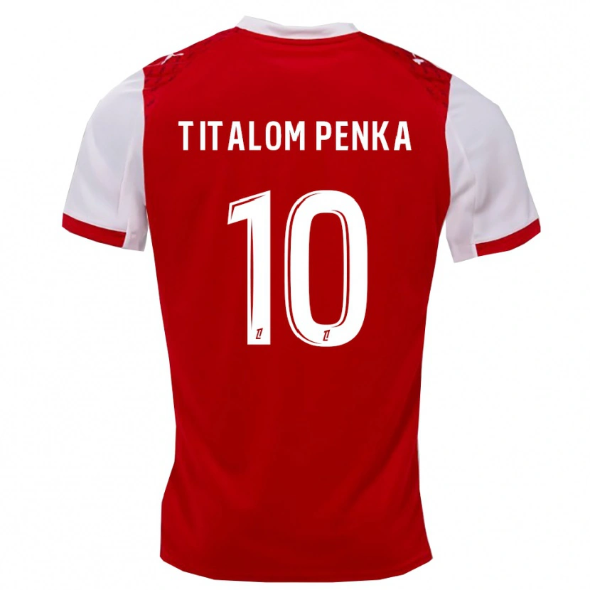 Danxen Kid Mathéo Titalom Penka #10 Red White Home Jersey 2025/26 T-Shirt