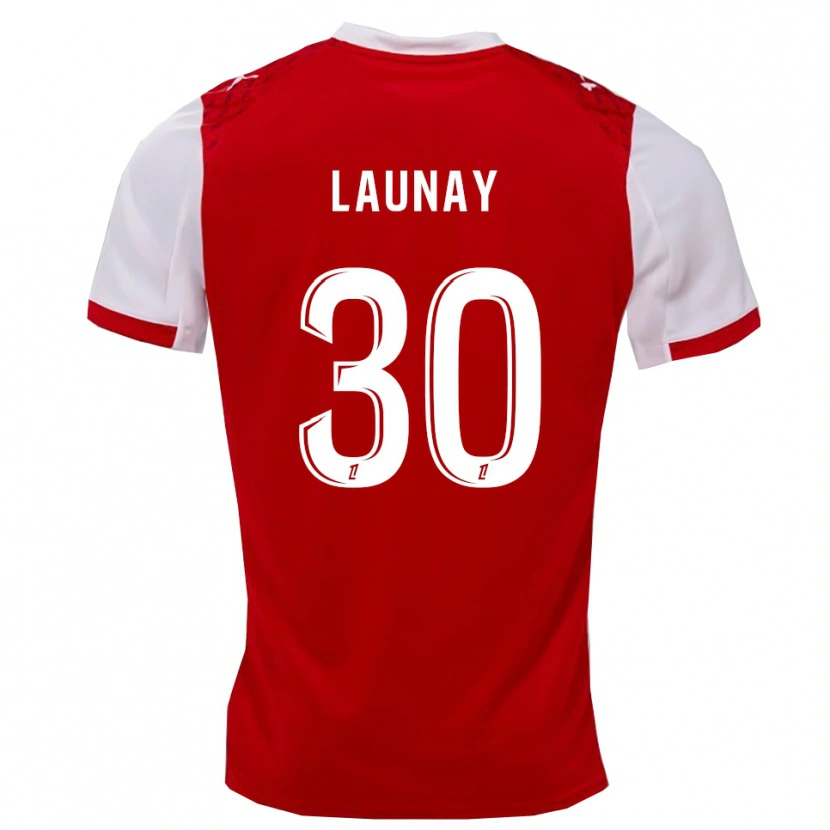 Danxen Kid Elisa Launay #30 Red White Home Jersey 2025/26 T-Shirt