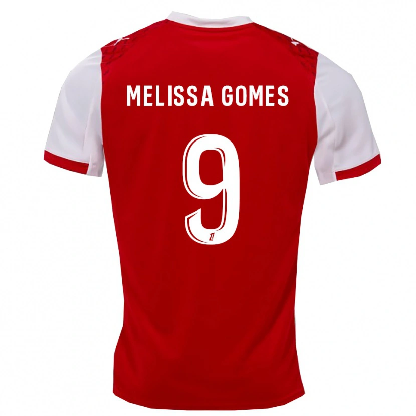 Danxen Kid Melissa Ferreira Gomes #9 Red White Home Jersey 2025/26 T-Shirt