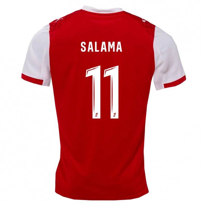 Danxen Kid Amine Salama #11 Red White Home Jersey 2025/26 T-Shirt