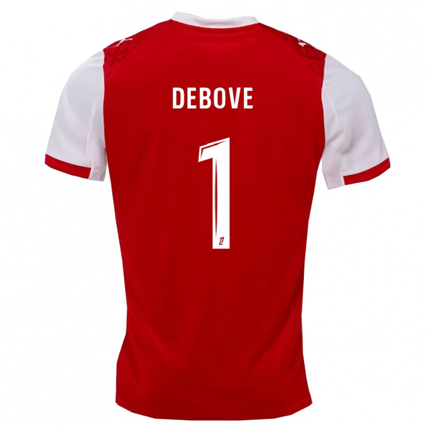 Danxen Kid Maxime Debove #1 Red White Home Jersey 2025/26 T-Shirt