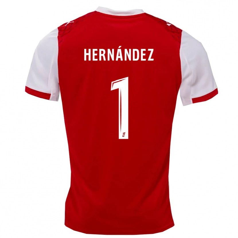 Danxen Kid Melvin Hernández #1 Red White Home Jersey 2025/26 T-Shirt
