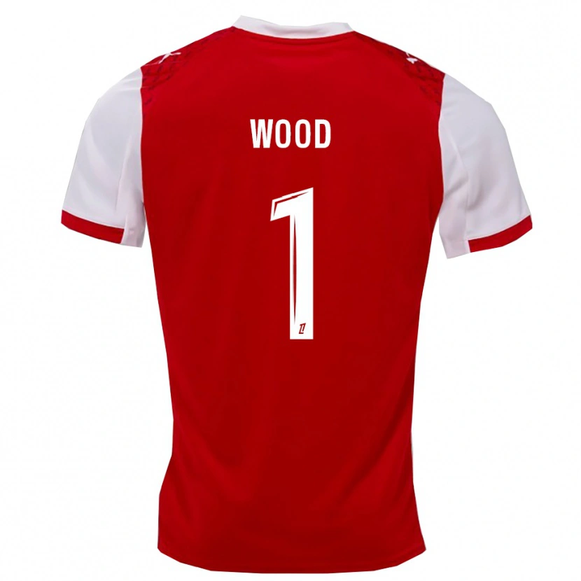 Danxen Kid Mackenzie Wood #1 Red White Home Jersey 2025/26 T-Shirt