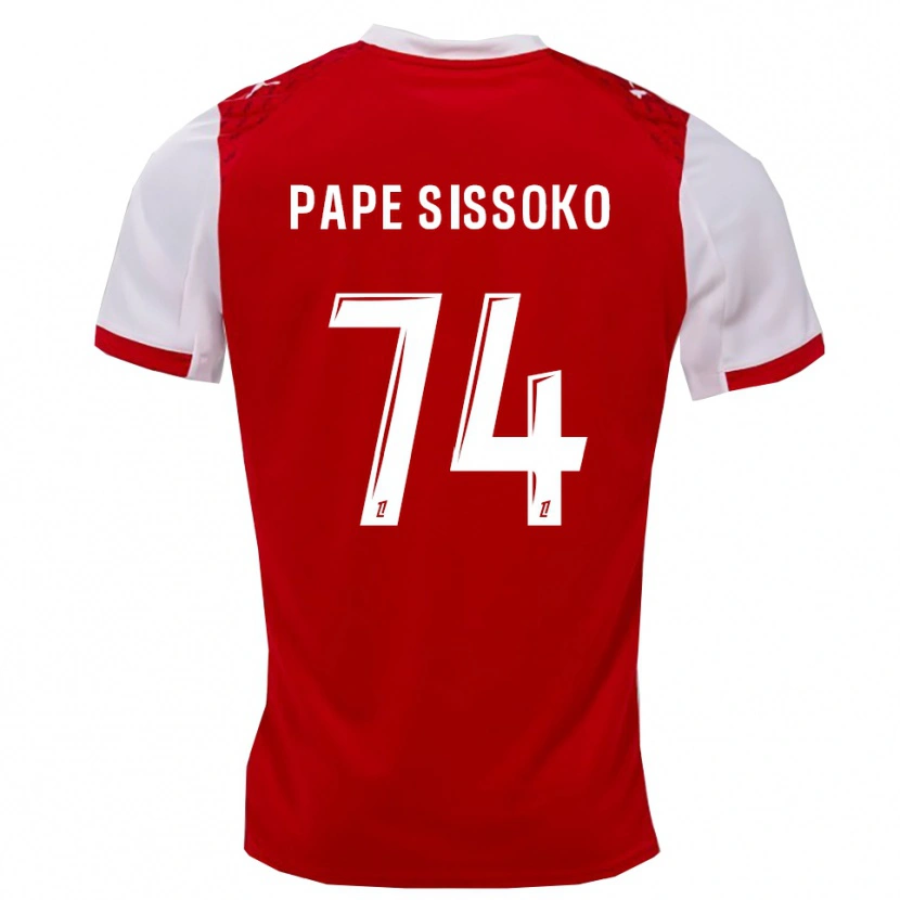 Danxen Kid Niama Pape Sissoko #74 Red White Home Jersey 2025/26 T-Shirt