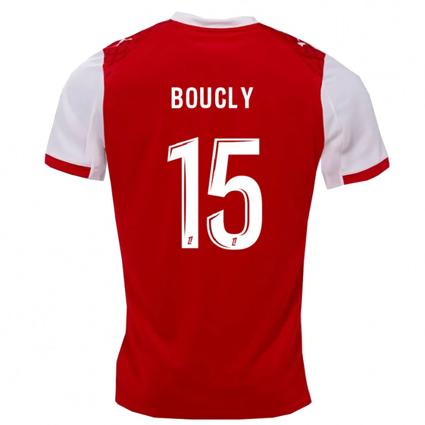 Danxen Kid Maïté Boucly #15 Red White Home Jersey 2025/26 T-Shirt