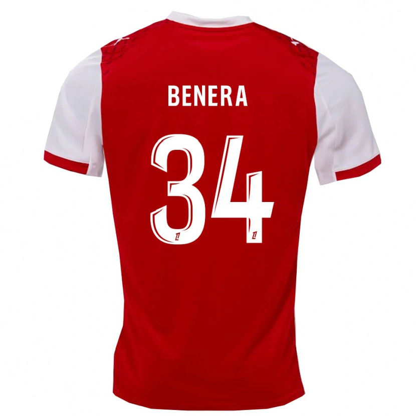Danxen Kid Ummene Benera #34 Red White Home Jersey 2025/26 T-Shirt