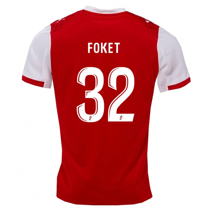 Danxen Kid Thomas Foket #32 Red White Home Jersey 2025/26 T-Shirt