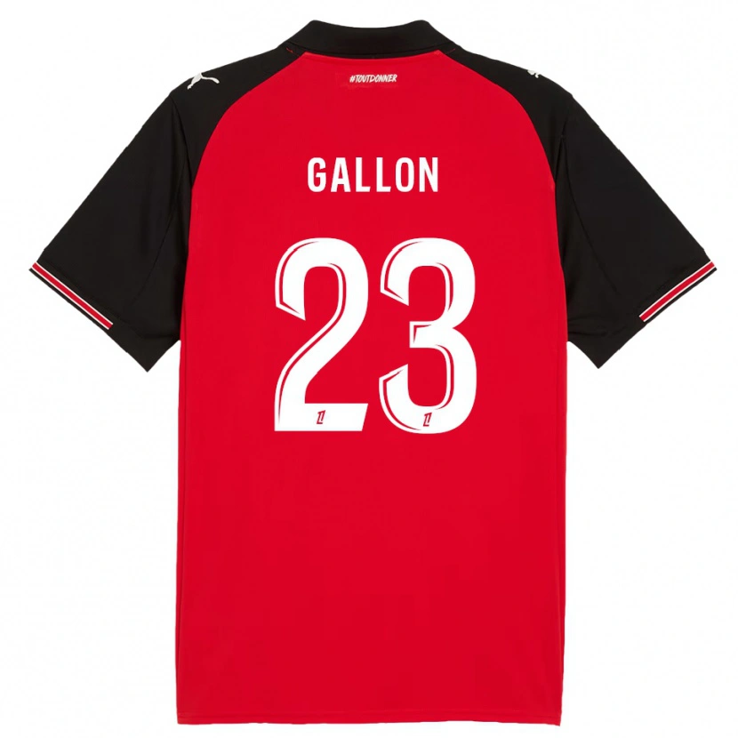 Danxen Kid Gauthier Gallon #23 Red Black Home Jersey 2025/26 T-Shirt
