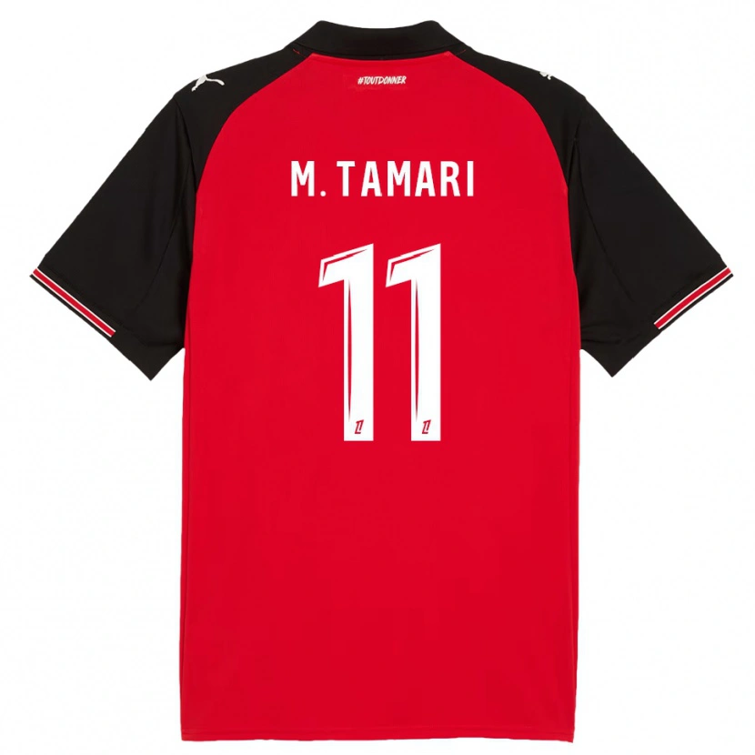 Danxen Kid Mousa Tamari #11 Red Black Home Jersey 2025/26 T-Shirt
