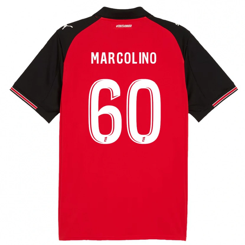 Danxen Kid Henrick Do Marcolino #60 Red Black Home Jersey 2025/26 T-Shirt