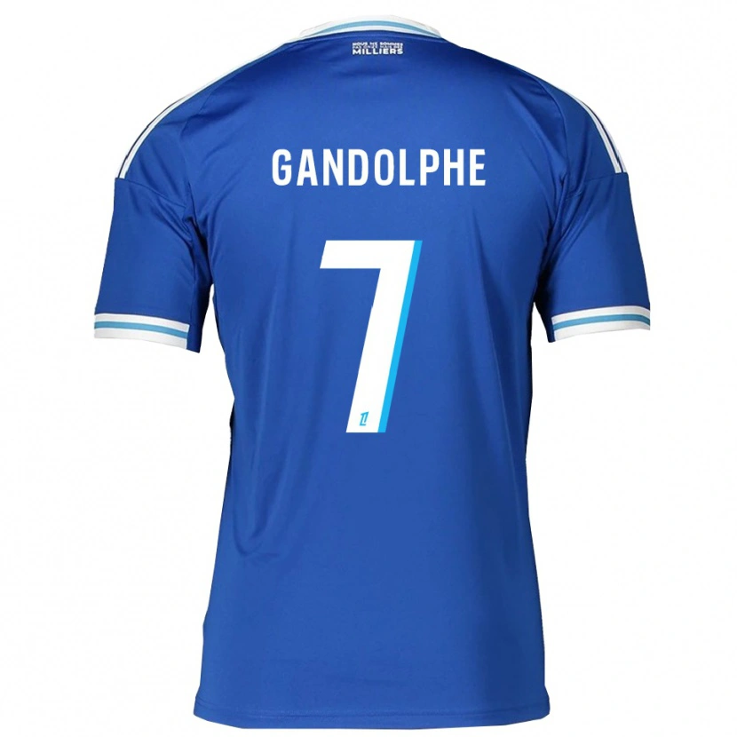 Danxen Kid Adrien Gandolphe #7 Blue White Home Jersey 2025/26 T-Shirt
