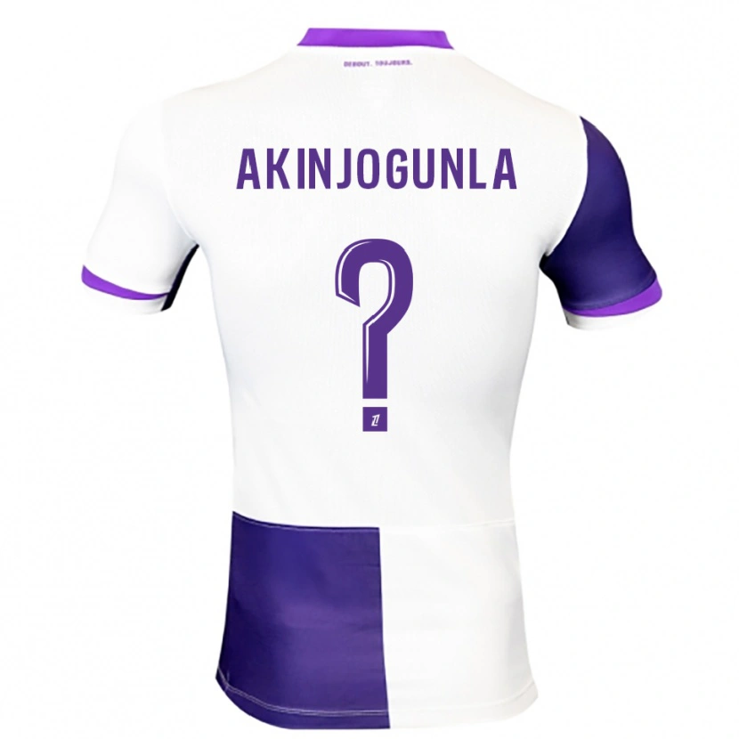 Danxen Kid Michaël Akinjogunla #0 Purple White Home Jersey 2025/26 T-Shirt