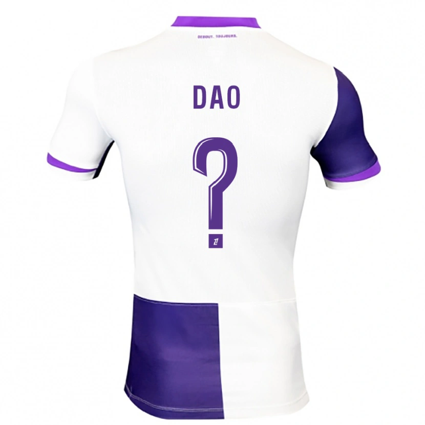 Danxen Kid Elyess Dao #0 Purple White Home Jersey 2025/26 T-Shirt