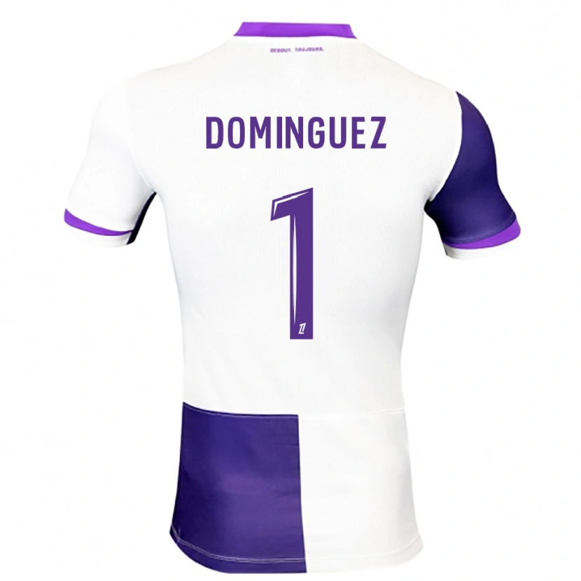 Danxen Kid Álex Domínguez #1 Purple White Home Jersey 2025/26 T-Shirt