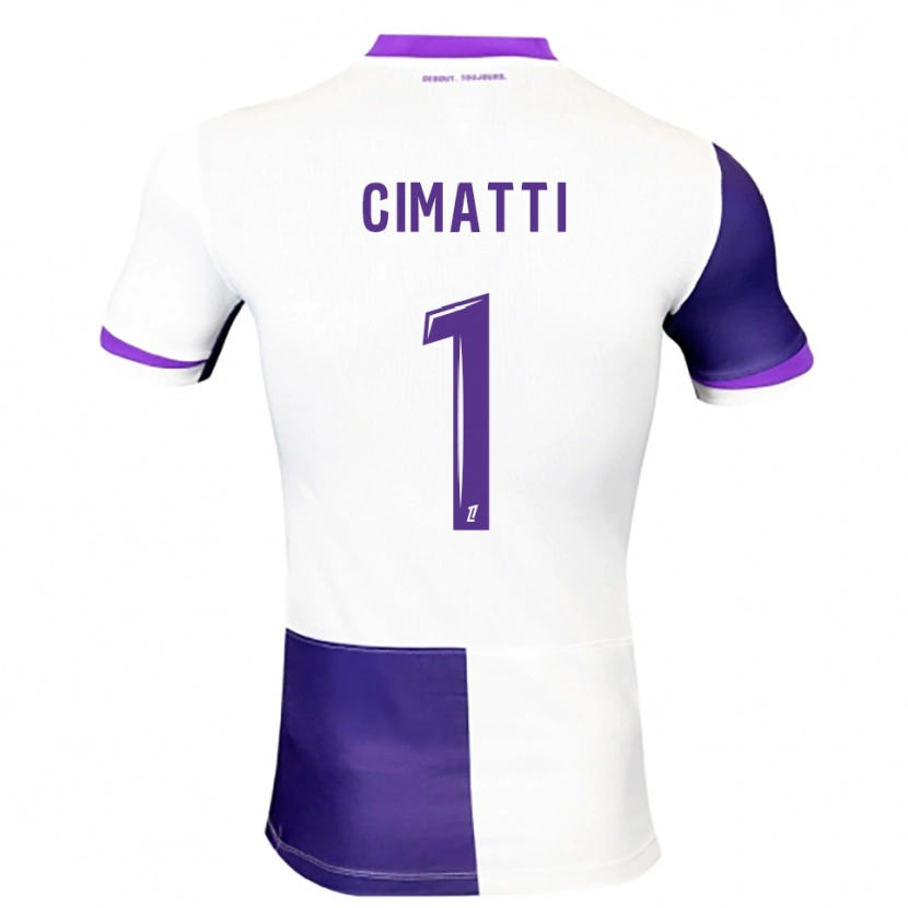 Danxen Kid Marie Cimatti #1 Purple White Home Jersey 2025/26 T-Shirt