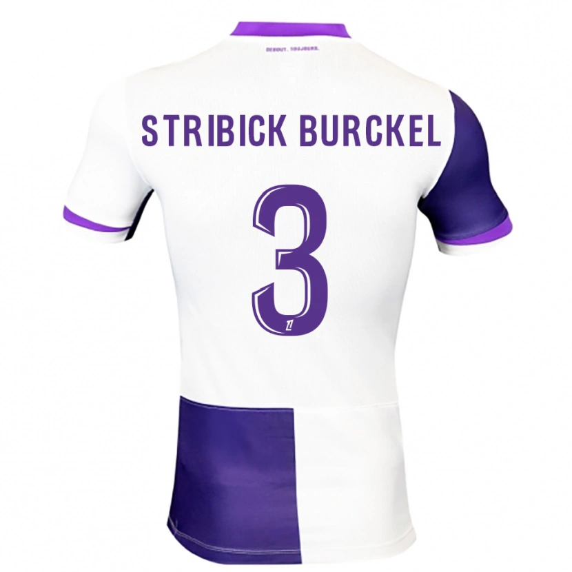 Danxen Kid Laetitia Stribick-Burckel #3 Purple White Home Jersey 2025/26 T-Shirt