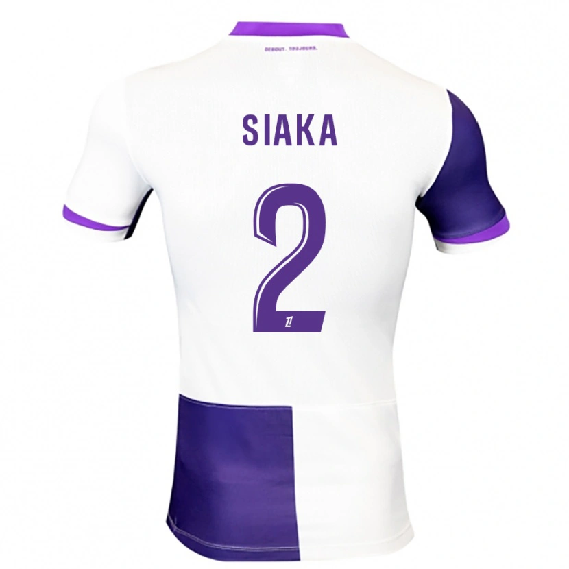 Danxen Kid Nazihary Siaka #2 Purple White Home Jersey 2025/26 T-Shirt