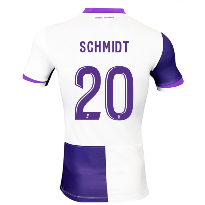 Danxen Kid Niklas Schmidt #20 Purple White Home Jersey 2025/26 T-Shirt